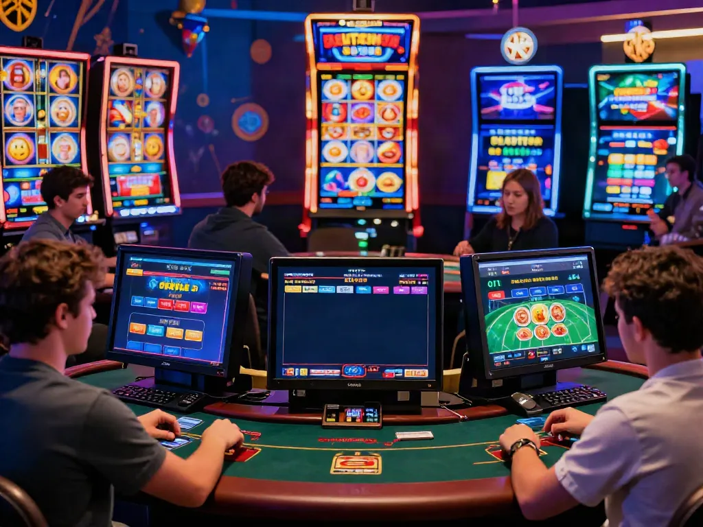 Engaged players enjoying online gaming at TX88, showcasing interactive betting and vibrant casino atmosphere.