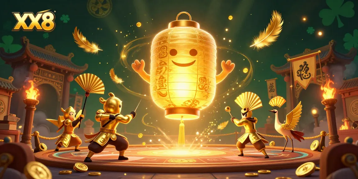 Experience gaming thrills at XX8 Casino with a vibrant 3D illustration showcasing unique characters and elements.