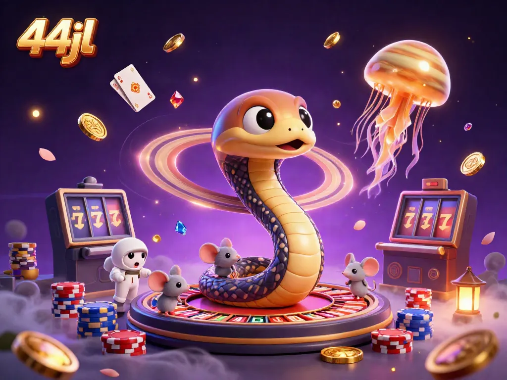 Astonishing scene of astronaut mice placing bets on 44jl roulette, rich casino vibes.